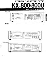 Yamaha KX-800 - Service Manual 